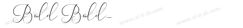 小米 Bold Bold字体转换